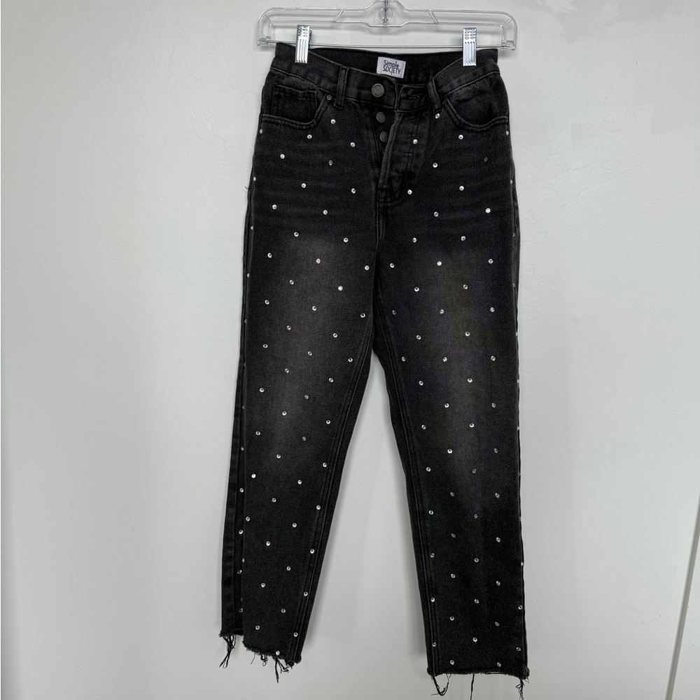Bedazzle Black Jeans